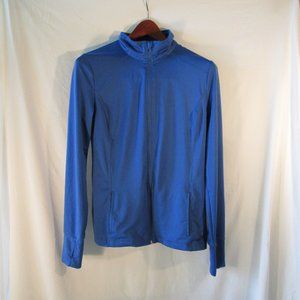 Danskin GirlBlue Warmup Jacket S\CH (4-6) Semi Fitted DRI-MORE Zipper Fr…